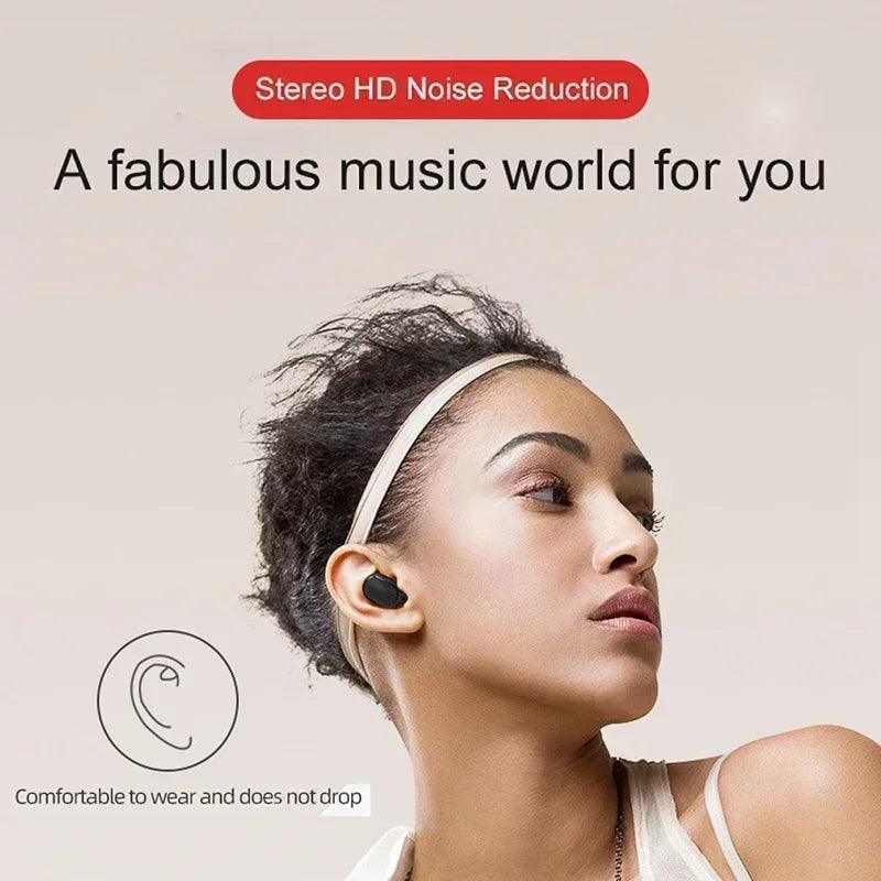 A6S TWS Earphones Wireless Bluetooth 5.1 Headphones Touch Control Earbuds With Mic