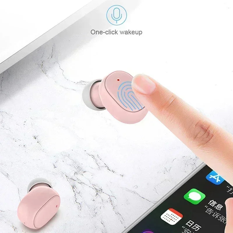 A6S TWS Earphones Wireless Bluetooth 5.1 Headphones Touch Control Earbuds With Mic