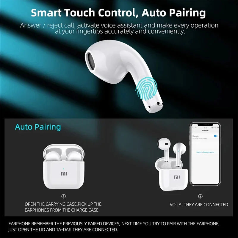 Xiaomi Wireless Earphones Bluetooth Headset TWS 5.2 Sport Earbuds Waterproof