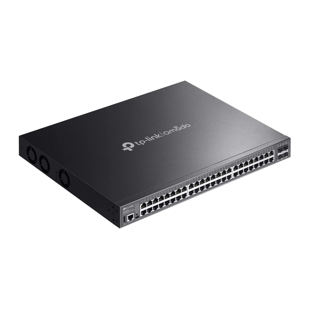Tp-Link SG5452XMPP Omada 48-Port Gigabit Stackable Lite L3 Managed PoE++ Switch with 4× 10G Slots