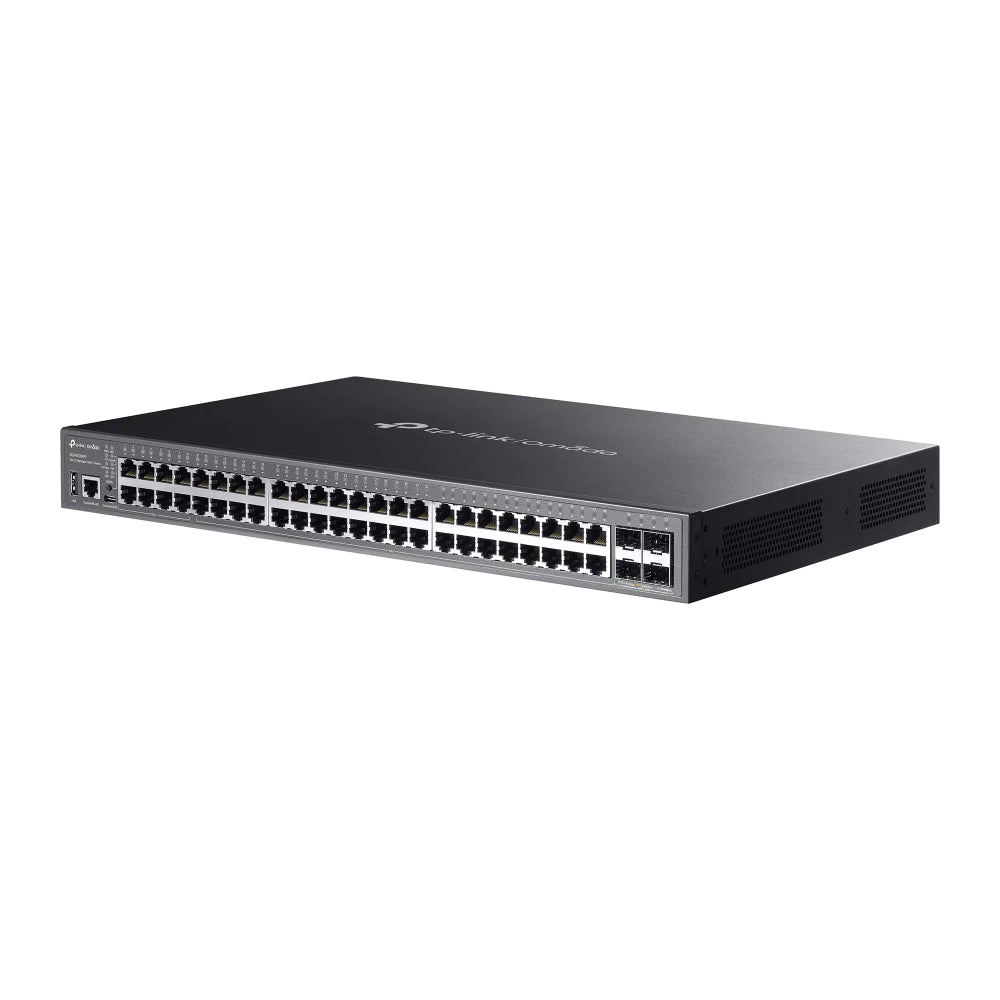 Tp-Link SG5452XMPP Omada 48-Port Gigabit Stackable Lite L3 Managed PoE++ Switch with 4× 10G Slots