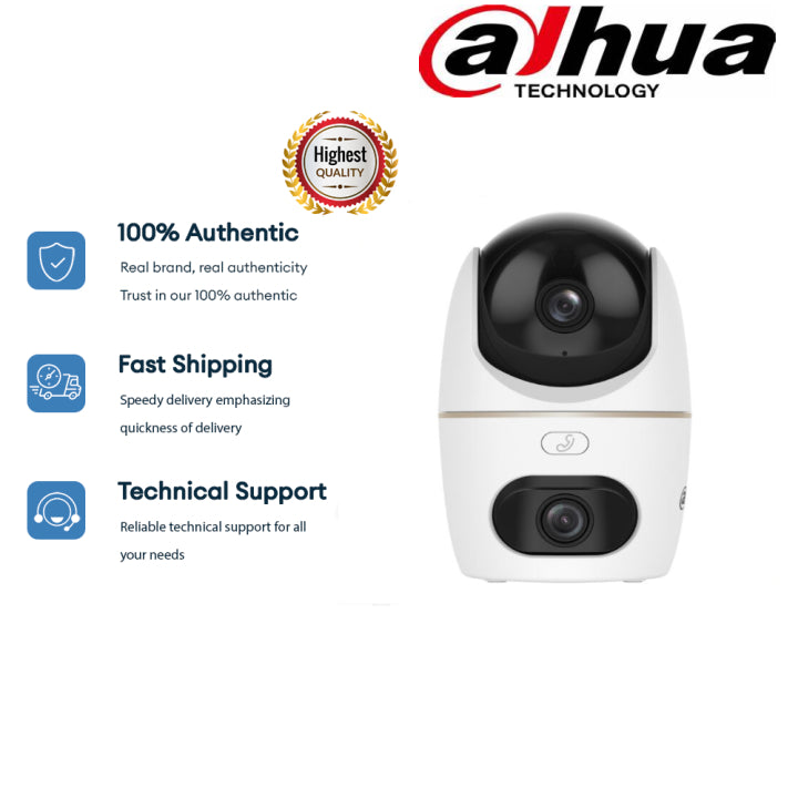 DAHUA Hero Dual D1 Indoor Dual-Lens Pan & Tilt Wi-Fi Camera
