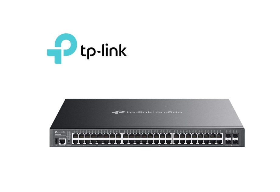 Tp-Link SG5452XMPP Omada 48-Port Gigabit Stackable Lite L3 Managed PoE++ Switch with 4× 10G Slots