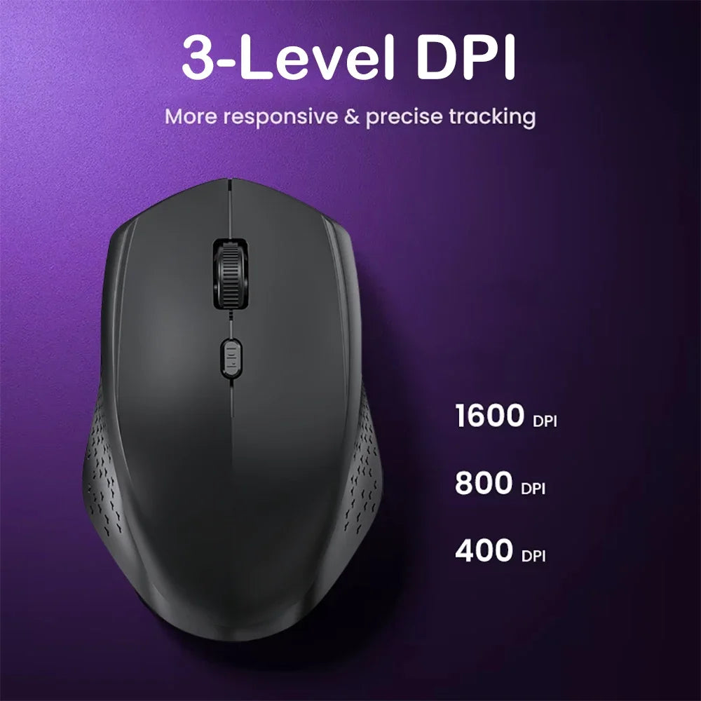 Bluetooth 5.2 Mouse 2.4G Wireless Mouse Dual-Mode Silent Mouse Rechargeable