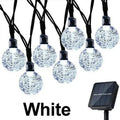 Solar String Lights Outdoor Crystal Fairy Light Christmas Garland